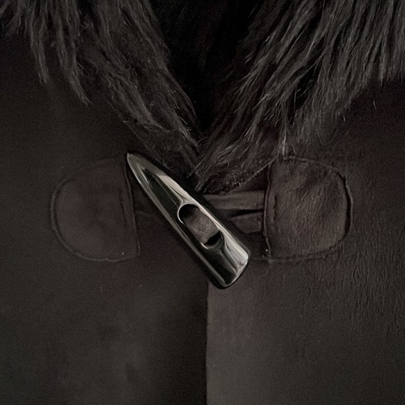 Montana Co Clothing Company | Faux Fur Suede Jacket | Small | Black | $30 - Picture 3 of 7